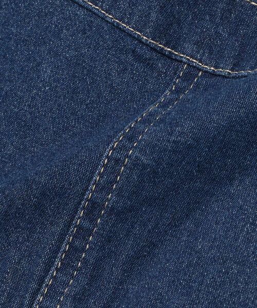 B:MING by BEAMS（ビーミングバイビームス）の「B:MING by BEAMS / デニム フレア サロペット（80~140cm）（つなぎ/オールインワン・キッズ・インディゴブルー/ライトブルー・80/120/90/140/100/130/110）」の22枚目の写真