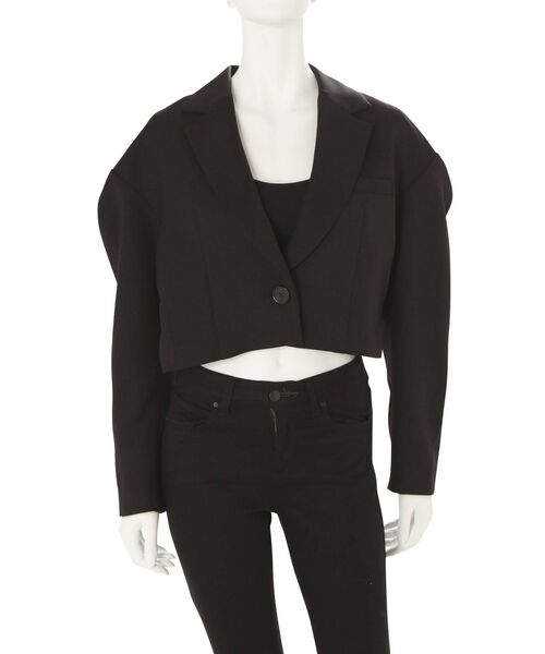 MURUA（ムルーア）の「【セット販売】パウダーツイルショートジャケット ＆ パウダーツイルラップキュロット①（セットアップ・レディース・ブラック/ベージュ/ブラウン/その他1・1/2）」の20枚目の写真