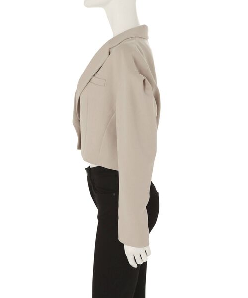 MURUA（ムルーア）の「【セット販売】パウダーツイルショートジャケット ＆ パウダーツイルラップキュロット①（セットアップ・レディース・ブラック/ベージュ/ブラウン/その他1・1/2）」の11枚目の写真