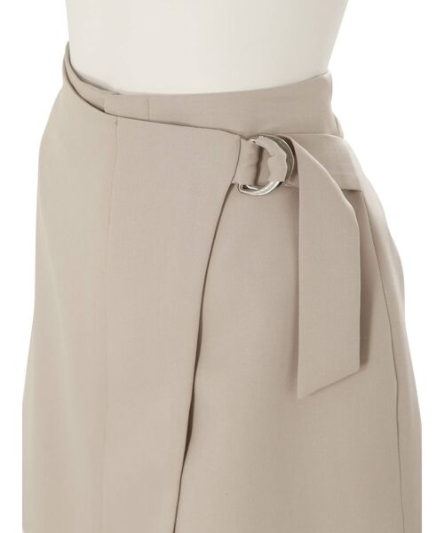 MURUA（ムルーア）の「【セット販売】パウダーツイルショートジャケット ＆ パウダーツイルラップキュロット①（セットアップ・レディース・ブラック/ベージュ/ブラウン/その他1・1/2）」の9枚目の写真