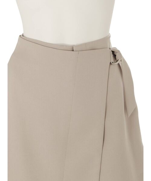 MURUA（ムルーア）の「【セット販売】パウダーツイルショートジャケット ＆ パウダーツイルラップキュロット①（セットアップ・レディース・ブラック/ベージュ/ブラウン/その他1・1/2）」の8枚目の写真