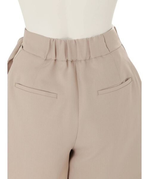 MURUA（ムルーア）の「【セット販売】パウダーツイルショートジャケット ＆ パウダーツイルラップキュロット①（セットアップ・レディース・ブラック/ベージュ/ブラウン/その他1・1/2）」の7枚目の写真