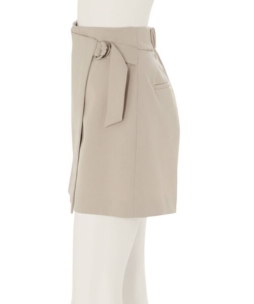 MURUA（ムルーア）の「【セット販売】パウダーツイルショートジャケット ＆ パウダーツイルラップキュロット①（セットアップ・レディース・ブラック/ベージュ/ブラウン/その他1・1/2）」の6枚目の写真