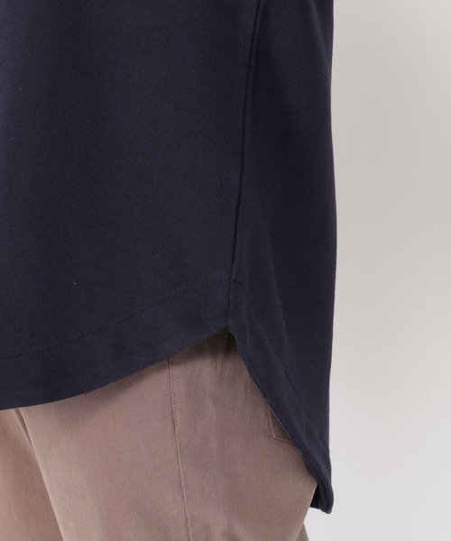 studio CLIP(スタディオクリップ)の「袖口布帛裏毛プルオーバー(Tシャツ/カットソー・レディース・ベージュ/ネイビー/アイボリー・FREE)」の14枚目の写真