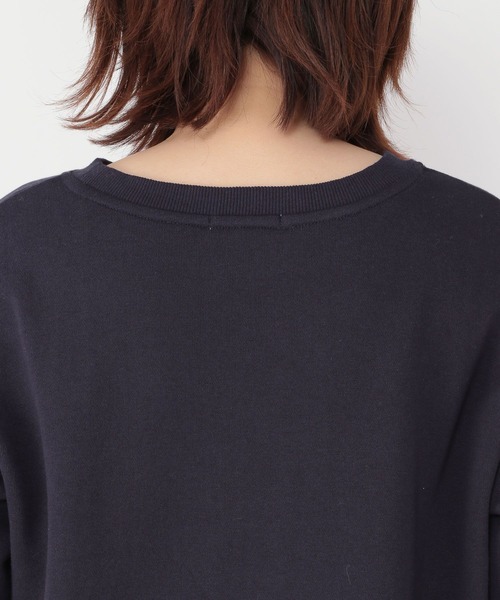 studio CLIP(スタディオクリップ)の「袖口布帛裏毛プルオーバー(Tシャツ/カットソー・レディース・ベージュ/ネイビー/アイボリー・FREE)」の15枚目の写真