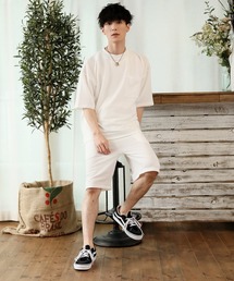 TopIsm | 3点セット シアサッカー ポケット付カットソーとショーツとタンクトップのセットアップ(セットアップ)