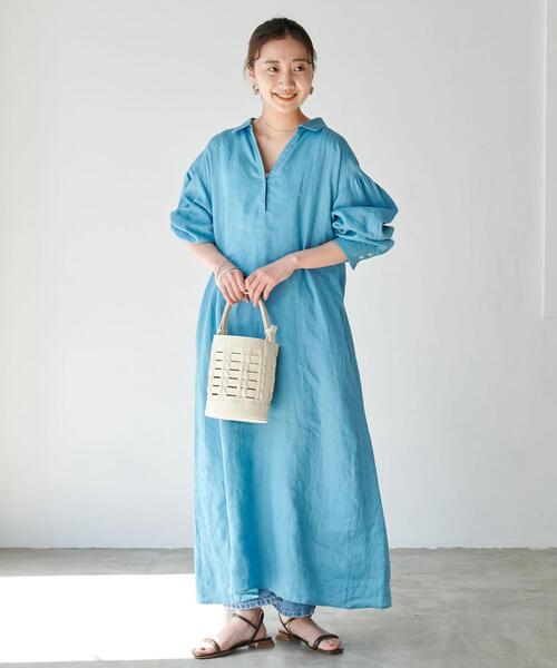 green label relaxing(グリーンレーベルリラクシング)の「イントレ ツツガタ 2WAY バッグ(ショルダーバッグ・レディース・クリーム/ブラック・FREE)」の16枚目の写真