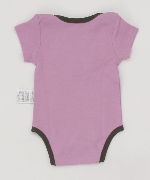 THE NORTH FACE(ザノースフェイス)の「ザ ノース フェイス THE NORTH FACE B S/S Rompers 2P Bib(ベビーショートスリーブロンパース2Pビブ)(ロンパース・キッズ・ホワイト/ダークパープル/グリーン・70cm/80cm)」の8枚目の写真