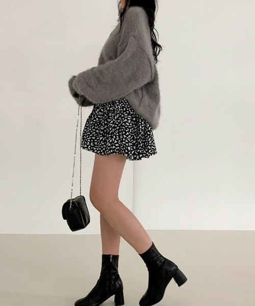 BEIDELLI（ベイデリー）の「[BELLIDE MADE] レオパードカンカンミニスカート（スカート・レディース・ブラック・FREE）」の10枚目の写真