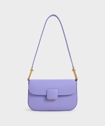 CHARLES & KEITH | コア スクエアプッシュロックショルダーバッグ / Koa Square Push-Lock Shoulder Bag(ショルダーバッグ)