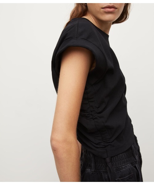 ALLSAINTS（オールセインツ）の「MIRA TEE | MIRA Tシャツ（Tシャツ/カットソー・レディース・ホワイト/ブラック・L/XS/S/M）」の8枚目の写真