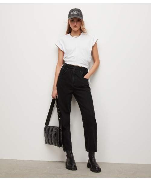 ALLSAINTS（オールセインツ）の「MIRA TEE | MIRA Tシャツ（Tシャツ/カットソー・レディース・ホワイト/ブラック・L/XS/S/M）」の10枚目の写真