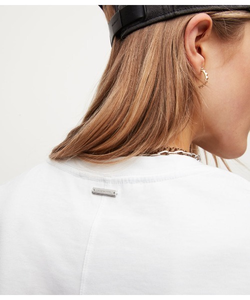 ALLSAINTS（オールセインツ）の「MIRA TEE | MIRA Tシャツ（Tシャツ/カットソー・レディース・ホワイト/ブラック・L/XS/S/M）」の6枚目の写真