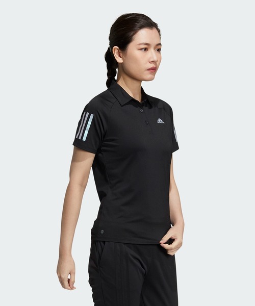 adidas（アディダス）の「スリーストライプス 半袖ストレッチ