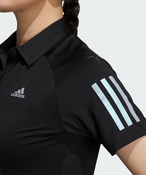 adidas（アディダス）の「スリーストライプス 半袖ストレッチ