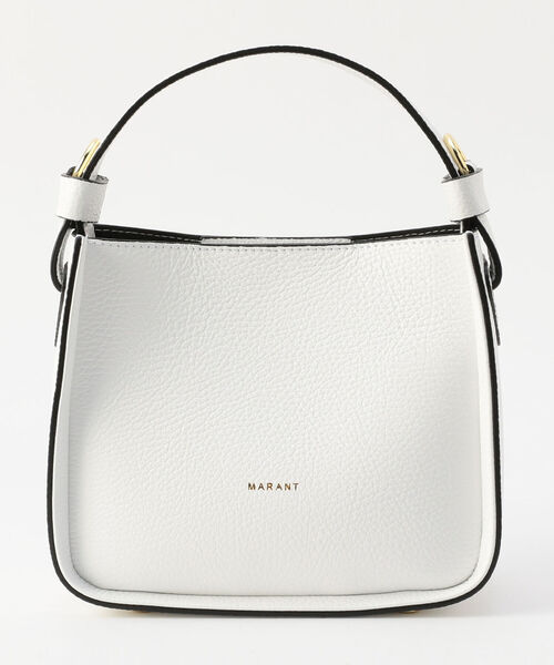 NOLLEY’S（ノーリーズ）の「【MARANT/マラント】スクエアワンショルダーバッグ（ショルダーバッグ・レディース・ブラック/ホワイト・FREE）」の2枚目の写真