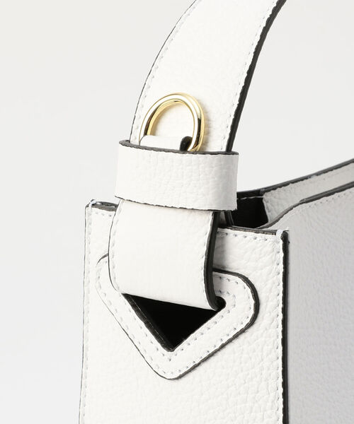 NOLLEY’S（ノーリーズ）の「【MARANT/マラント】スクエアワンショルダーバッグ（ショルダーバッグ・レディース・ブラック/ホワイト・FREE）」の9枚目の写真