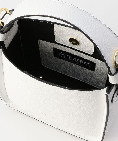 NOLLEY’S（ノーリーズ）の「【MARANT/マラント】スクエアワンショルダーバッグ（ショルダーバッグ・レディース・ブラック/ホワイト・FREE）」の6枚目の写真