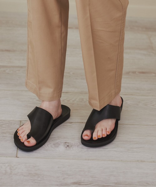 ANGIE（アンジー）の「アシメトングサンダル（サンダル・レディース・パイソン/アイボリー/ブラック/ブラウン/シルバー/ライム・LARGE/X-LARGE/MEDIUM）」の16枚目の写真