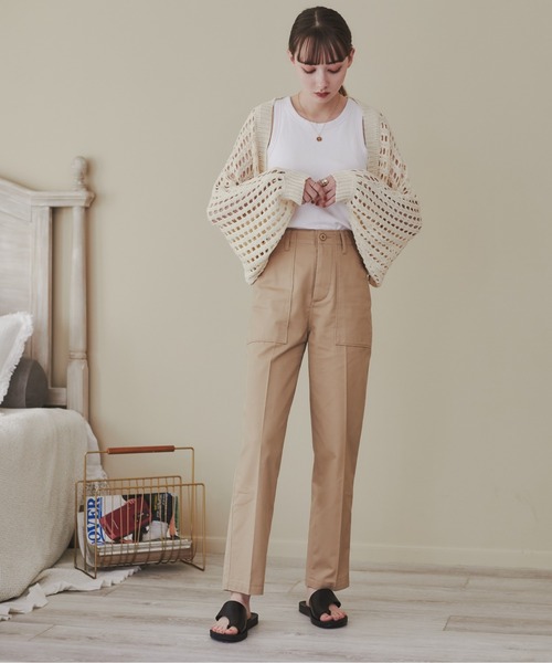 ANGIE（アンジー）の「アシメトングサンダル（サンダル・レディース・パイソン/アイボリー/ブラック/ブラウン/シルバー/ライム・LARGE/X-LARGE/MEDIUM）」の14枚目の写真