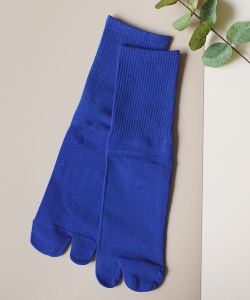 ammy.（エイミードット）の「【 ammy. / エイミードット 】 パステルカラー & ネオンカラー タビソックス（ソックス/靴下・レディース・イエロー/ホワイト/ブルー/ピンク/パープル/ライトブルー/ミント/ライム/ブラック/ベビーピンク/オレンジ/ライトパープル・FREE）」の6枚目の写真