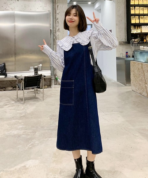 Jewelobe（ジュエローブ）の「2wayデニムジャンスカ（ジャンパー