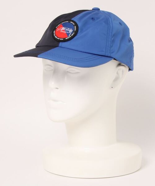 STUSSY（ステューシー）の「STUSSY /ステューシー/50-50 TWO TONE CAP（キャップ・メンズ・イエロー/レッド/ブルー・FREE）」の2枚目の写真
