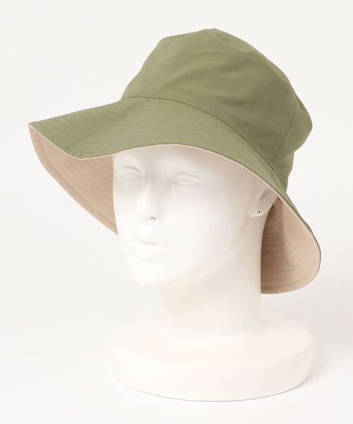 Jines(ジネス)の「ATELIER BRUGGE・Pack ポケッタブル・リバーシブルハット(ハット・レディース・ベージュ/ブラック・FREE)」の9枚目の写真