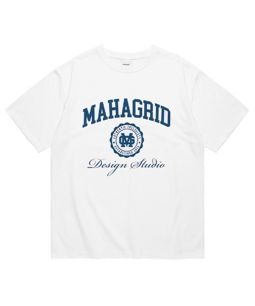 MAHAGRID(マハグリッド)の「【mahagrid】AUTHENTIC LOGO TEE / マハグリッド オーセンティック ロゴ Tシャツ(Tシャツ/カットソー・メンズ・ホワイト/ブラック/クリーム/ネイビー・SMALL/MEDIUM/LARGE/X-LARGE)」の2枚目の写真