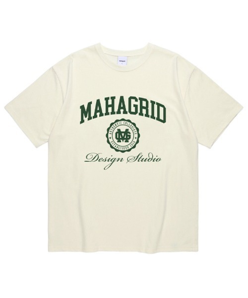 MAHAGRID(マハグリッド)の「【mahagrid】AUTHENTIC LOGO TEE / マハグリッド オーセンティック ロゴ Tシャツ(Tシャツ/カットソー・メンズ・ホワイト/ブラック/クリーム/ネイビー・SMALL/MEDIUM/LARGE/X-LARGE)」の4枚目の写真