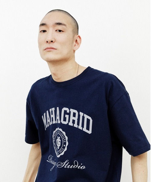 MAHAGRID(マハグリッド)の「【mahagrid】AUTHENTIC LOGO TEE / マハグリッド オーセンティック ロゴ Tシャツ(Tシャツ/カットソー・メンズ・ホワイト/ブラック/クリーム/ネイビー・SMALL/MEDIUM/LARGE/X-LARGE)」の6枚目の写真