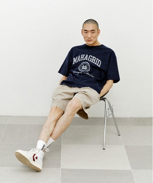 MAHAGRID(マハグリッド)の「【mahagrid】AUTHENTIC LOGO TEE / マハグリッド オーセンティック ロゴ Tシャツ(Tシャツ/カットソー・メンズ・ホワイト/ブラック/クリーム/ネイビー・SMALL/MEDIUM/LARGE/X-LARGE)」の7枚目の写真