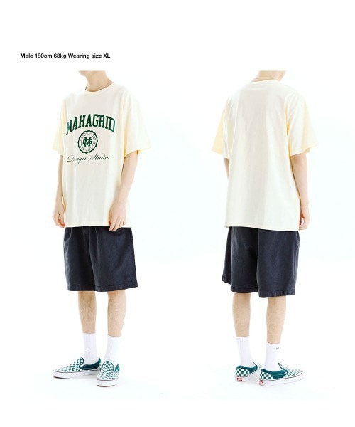MAHAGRID(マハグリッド)の「【mahagrid】AUTHENTIC LOGO TEE / マハグリッド オーセンティック ロゴ Tシャツ(Tシャツ/カットソー・メンズ・ホワイト/ブラック/クリーム/ネイビー・SMALL/MEDIUM/LARGE/X-LARGE)」の19枚目の写真