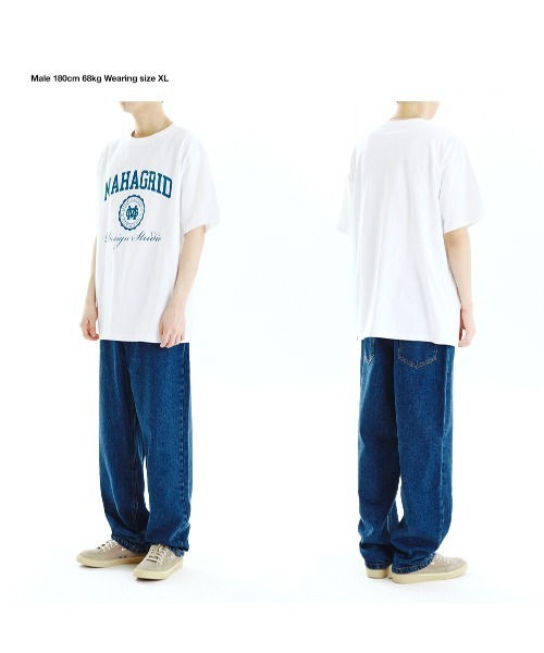 MAHAGRID(マハグリッド)の「【mahagrid】AUTHENTIC LOGO TEE / マハグリッド オーセンティック ロゴ Tシャツ(Tシャツ/カットソー・メンズ・ホワイト/ブラック/クリーム/ネイビー・SMALL/MEDIUM/LARGE/X-LARGE)」の8枚目の写真