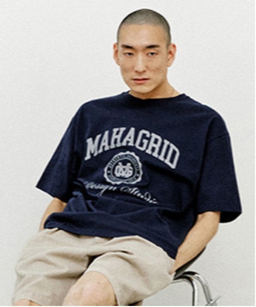 MAHAGRID(マハグリッド)の「【mahagrid】AUTHENTIC LOGO TEE / マハグリッド オーセンティック ロゴ Tシャツ(Tシャツ/カットソー・メンズ・ホワイト/ブラック/クリーム/ネイビー・SMALL/MEDIUM/LARGE/X-LARGE)」の5枚目の写真
