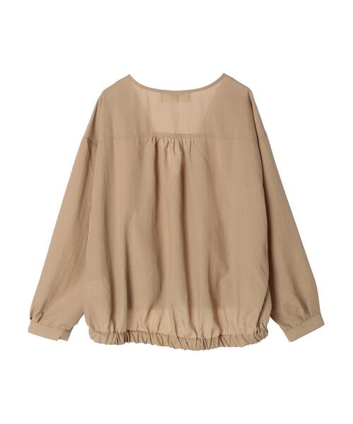 Green　Parks（グリーンパークス）の「Vネックブルゾン（ブルゾン・レディース・チャコールグレー/ベージュ/カーキ・FREE）」の22枚目の写真