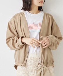 Vネックブルゾン