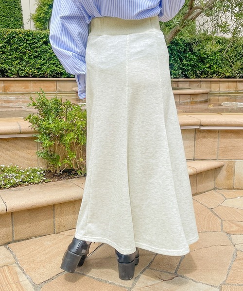 PairPair（ペアペア）の「ハイウエストマーメイドスカート（スカート・レディース・ブラック/アイボリー/オートミール・フリー）」の15枚目の写真