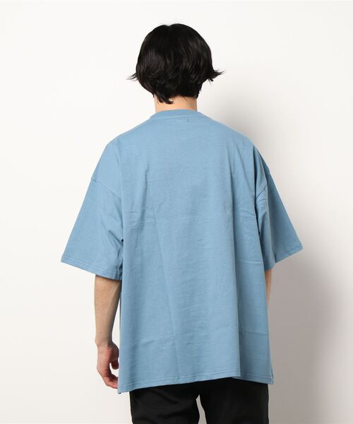 INDIAN（インディアン）の「/Bl/ビッグシルエットロゴTシャツ クルーネック / INDIAN（Tシャツ/カットソー・メンズ・ホワイト/ダークグリーン/ブルーグレー・MEDIUM/LARGE）」の4枚目の写真