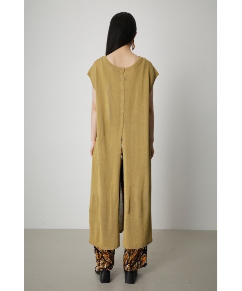 AZUL by moussy(アズールバイマウジー)の「2WAY FRENCH SLEEVE SUMMER KNIT/2WAYフレンチスリーブサマーニット(ベスト・レディース・ブラック/ライトカーキ/ダークブルー・SMALL/MEDIUM)」の14枚目の写真