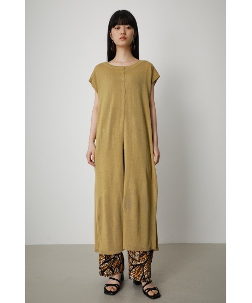 AZUL by moussy(アズールバイマウジー)の「2WAY FRENCH SLEEVE SUMMER KNIT/2WAYフレンチスリーブサマーニット(ベスト・レディース・ブラック/ライトカーキ/ダークブルー・SMALL/MEDIUM)」の18枚目の写真