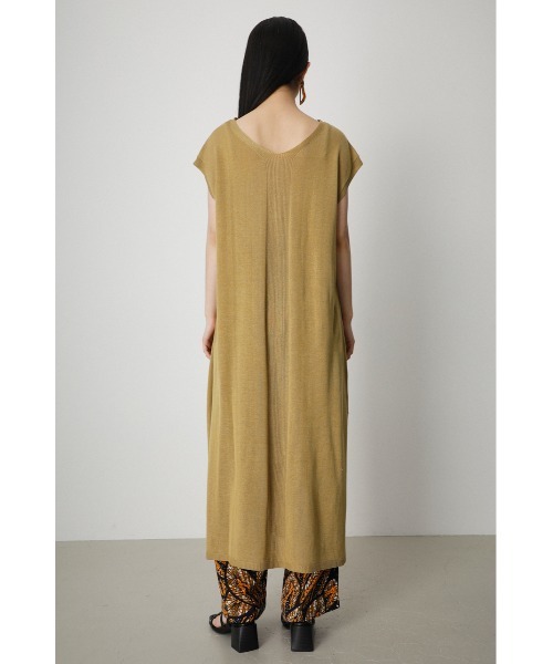 AZUL by moussy(アズールバイマウジー)の「2WAY FRENCH SLEEVE SUMMER KNIT/2WAYフレンチスリーブサマーニット(ベスト・レディース・ブラック/ライトカーキ/ダークブルー・SMALL/MEDIUM)」の19枚目の写真