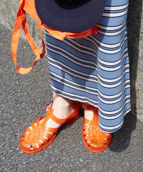 meduse（メデュース）の「meduse/メデュース JERRY SANDAL　グルカ　ジェリーサンダル（サンダル・レディース・ホワイト/オレンジ/ブルー/レモンイエロー・SMALL/MEDIUM/LARGE）」の4枚目の写真