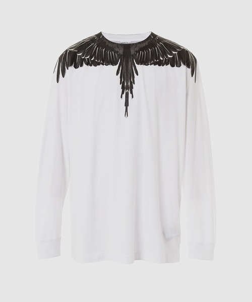 MARCELO BURLON(マルセロ・バーロン)の「ICON WINGS REGULAR LS T-SHIRT(Tシャツ/カットソー・メンズ・ホワイト系その他・L/XL)」の1枚目の写真