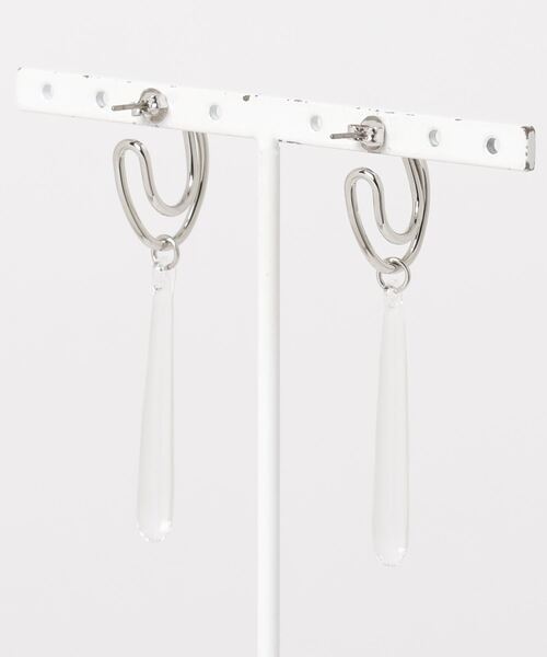 gargle（ガーグル）の「gargle ガーグル : クラフトガラス icicle ピアス（ピアス（両耳用）・レディース・シルバー/ゴールド・FREE）」の7枚目の写真