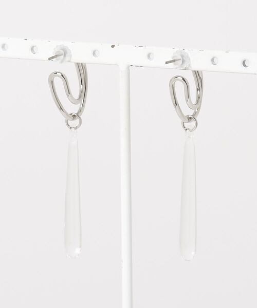 gargle（ガーグル）の「gargle ガーグル : クラフトガラス icicle ピアス（ピアス（両耳用）・レディース・シルバー/ゴールド・FREE）」の3枚目の写真