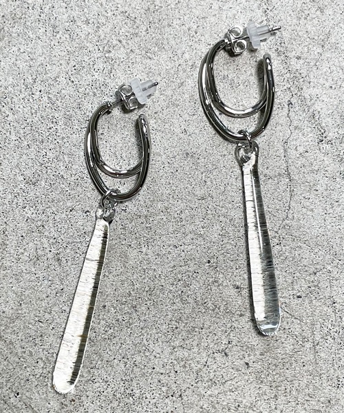 gargle（ガーグル）の「gargle ガーグル : クラフトガラス icicle ピアス（ピアス（両耳用）・レディース・シルバー/ゴールド・FREE）」の5枚目の写真