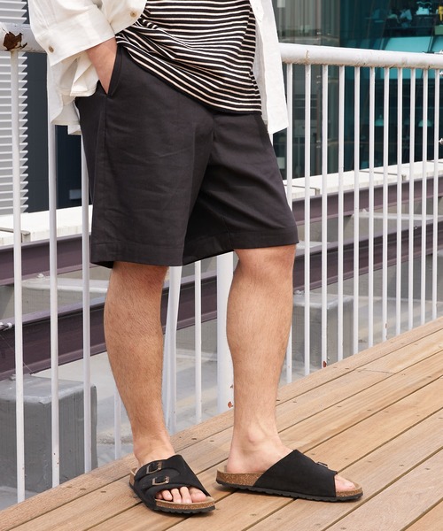 CIAOPANIC TYPY（チャオパニックティピー）の「▽リネンレーヨンイージーショーツ（その他パンツ・メンズ・チャコールグレー/ベージュ/カーキ/オレンジ・S/M/L）」の8枚目の写真