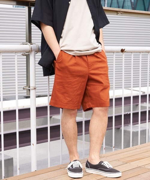 CIAOPANIC TYPY（チャオパニックティピー）の「▽リネンレーヨンイージーショーツ（その他パンツ・メンズ・チャコールグレー/ベージュ/カーキ/オレンジ・S/M/L）」の19枚目の写真