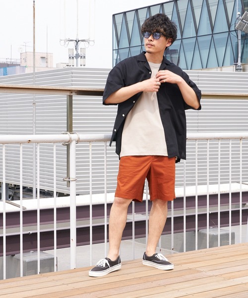 CIAOPANIC TYPY（チャオパニックティピー）の「▽リネンレーヨンイージーショーツ（その他パンツ・メンズ・チャコールグレー/ベージュ/カーキ/オレンジ・S/M/L）」の7枚目の写真